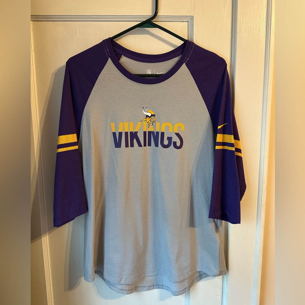 Minnesota Vikings Nike 3/4 Sleeve